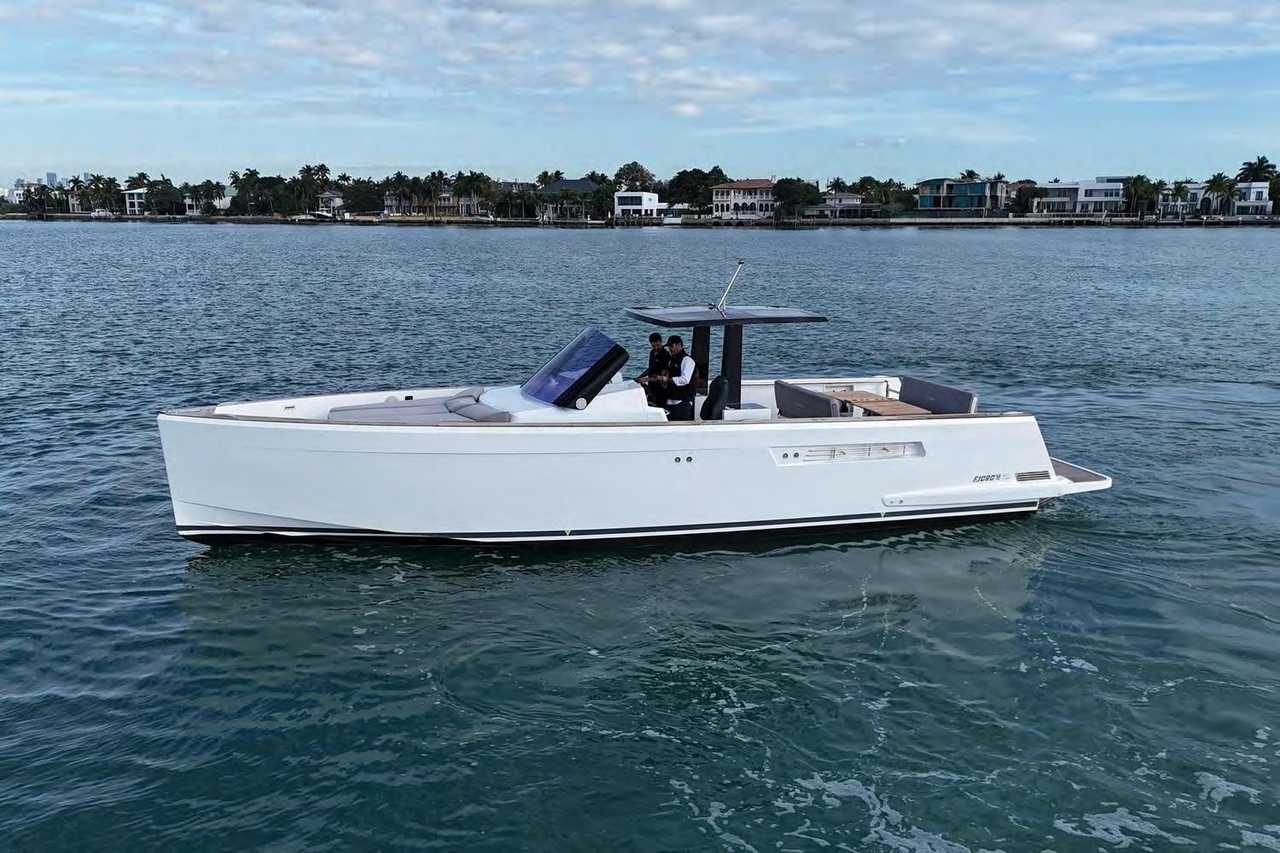At anchor off Key Biscayne